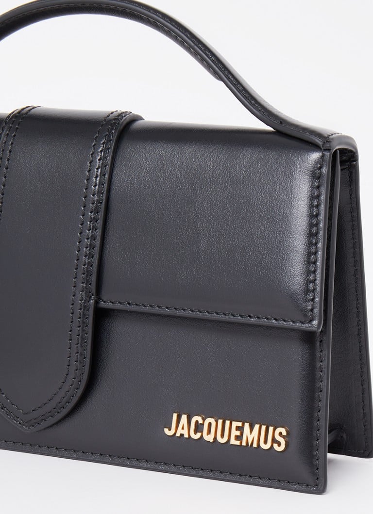 Geantă de mână din piele Jacquemus Le Grand Bambino cu curea de umăr detașabilă.