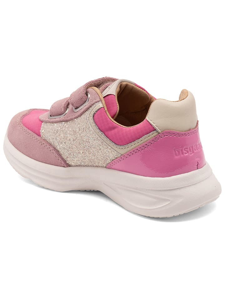 bisgaard Leder-Sneakers in Pink günstig kaufen