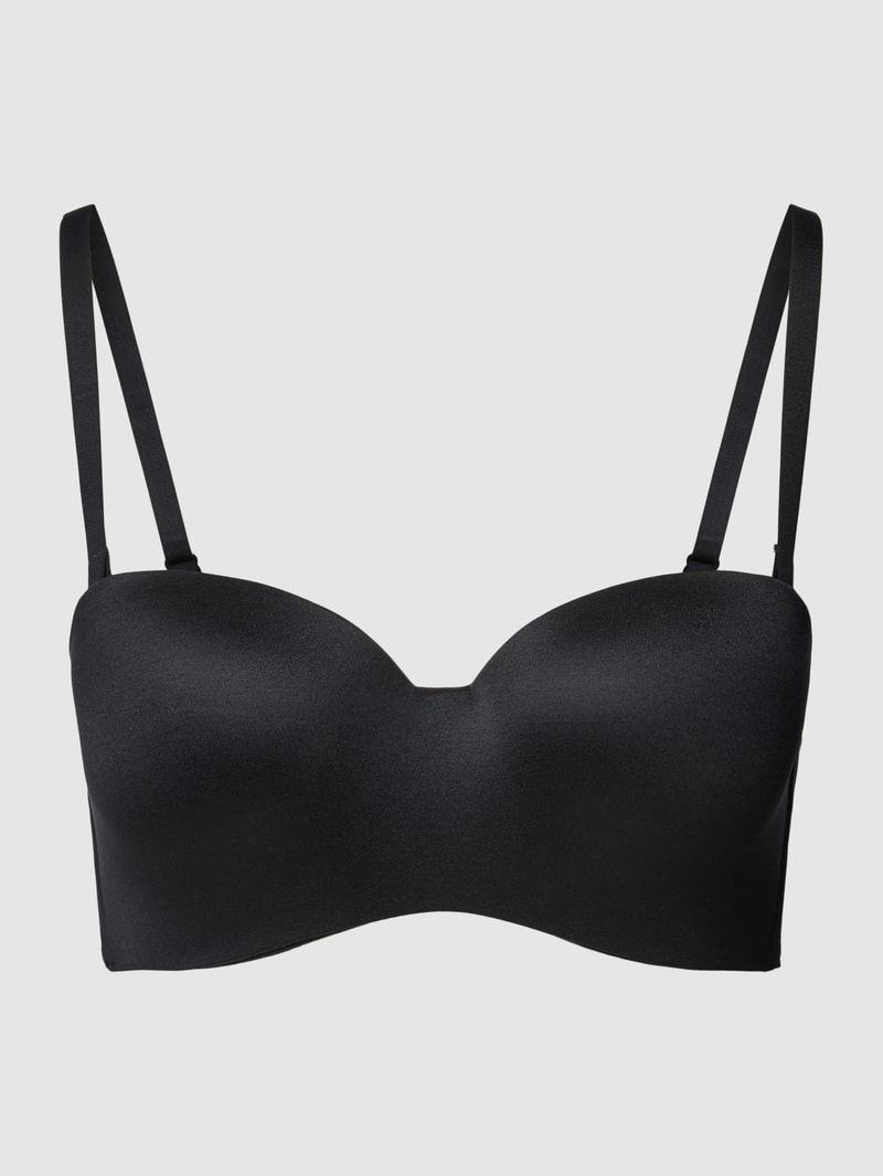 Schalen-BH mit vorgeformten Cups in schwarz