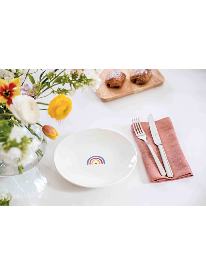 Villeroy & Boch 5er Set Frühstücksteller With Love ø 21,2 cm in bunt günstig kaufen onesize