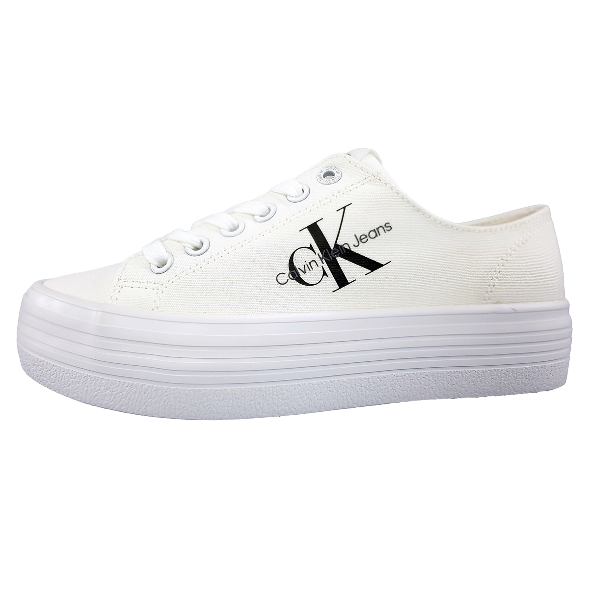 Calvin Klein Vulc Flatform Essential YW0YW01030 Weiß YBR White