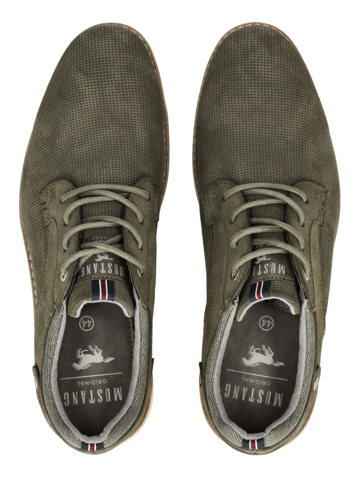 Mustang Halbschuhe in Oliv günstig kaufen