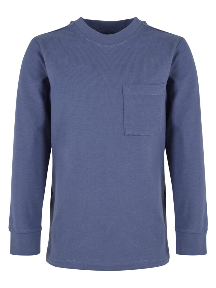 Urban Classics Urban Classics Longsleeves in vintageblue günstig kaufen