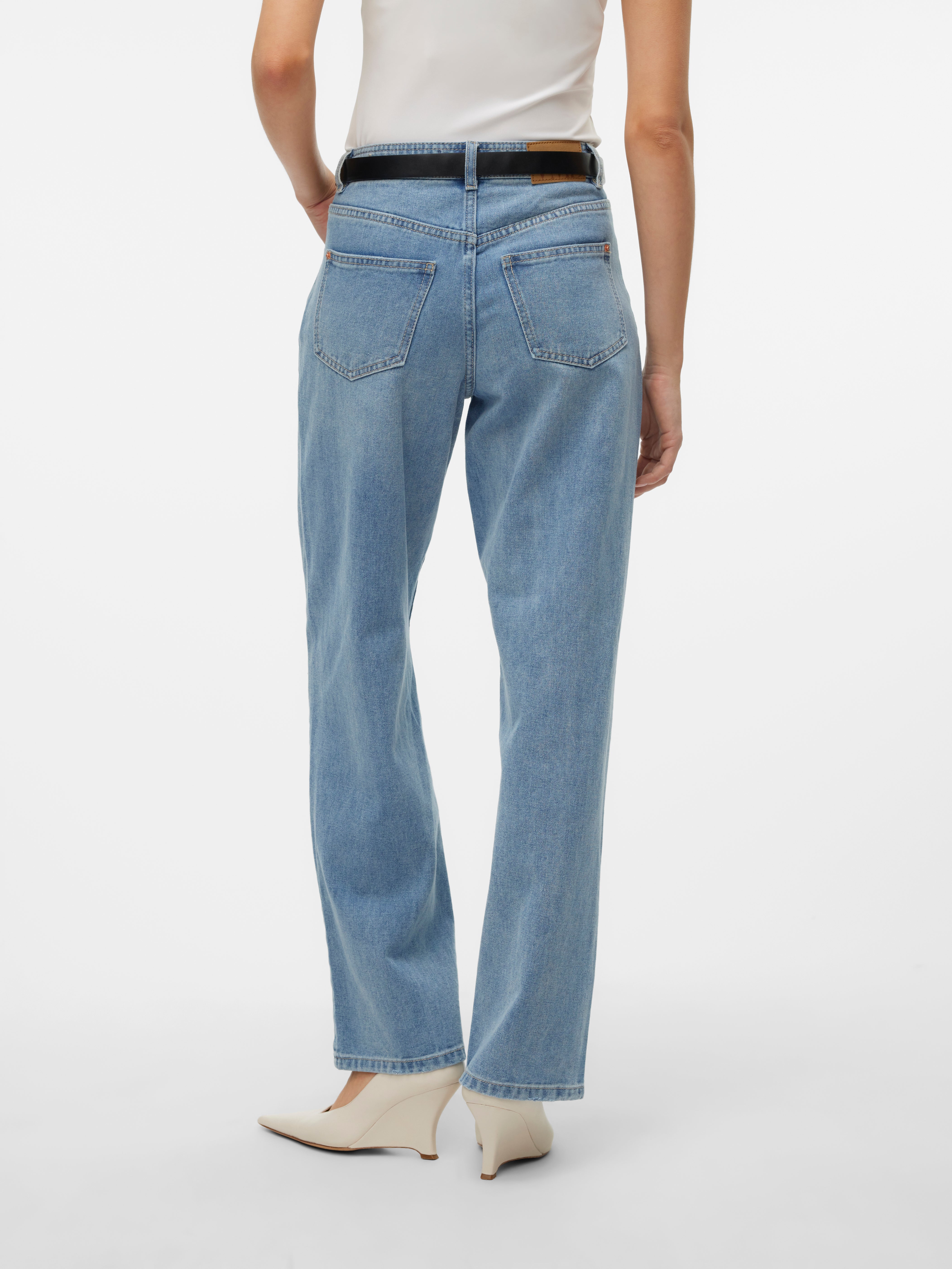 VMEVELYN Niedrige Taille Locker geschnitten Jeans