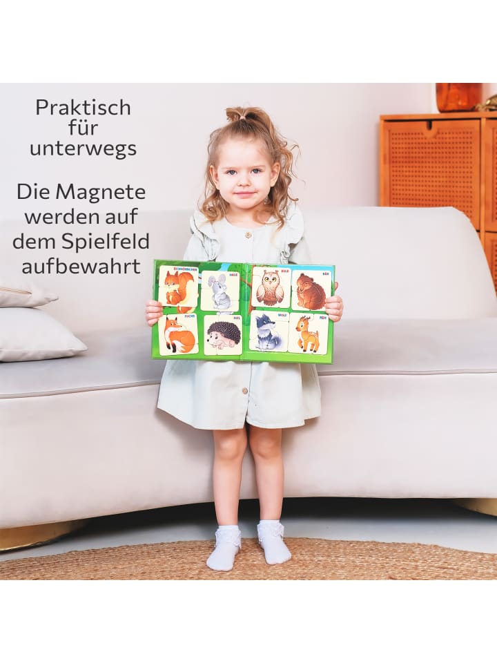 MAGNIKON Erste Große Puzzles 2 Teile Waldtiere mit 16 Magneten- ab 3 Jahren günstig kaufen onesize