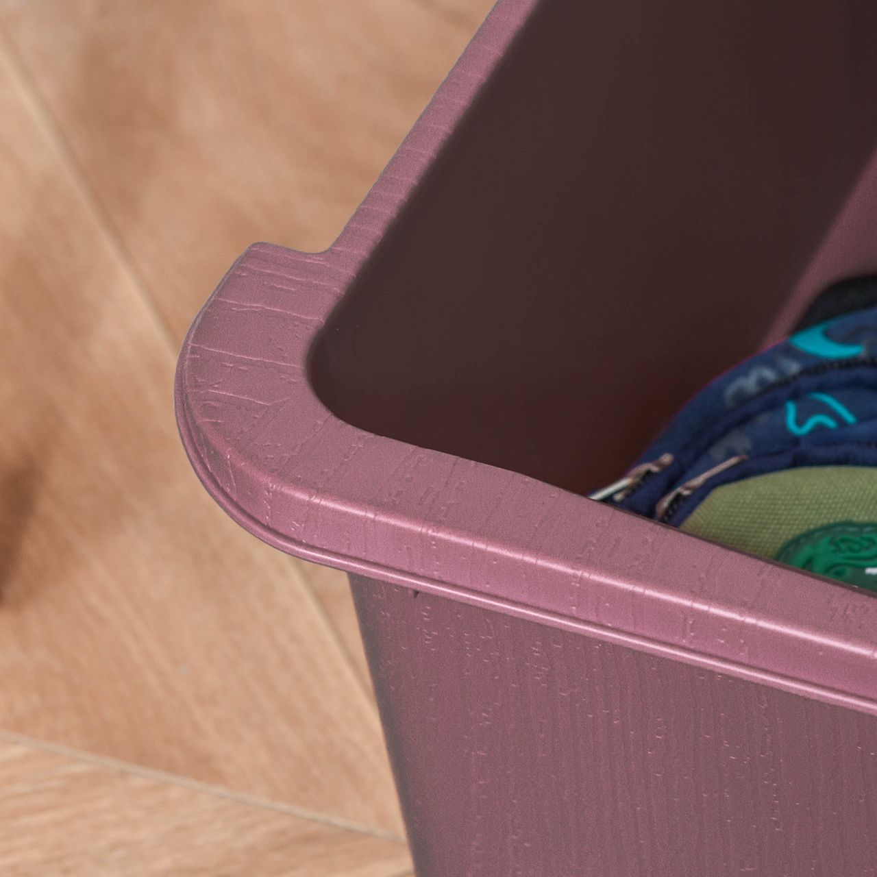 HOMCOM Schubladenschrank für Kinder mit Stauraum Aufbewahrungsboxen Spielzeug-Organizer Spielzeugkiste drei Ebene für Kinderzimmer 3-6 Jahre Kindermöbel Rosa 37 x 37 x 56,5 cm