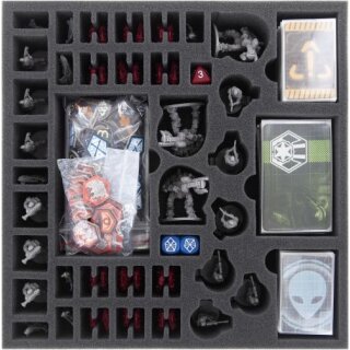 Feldherr Schaumstoff-Set für XCOM: Das Brettspiel - Box