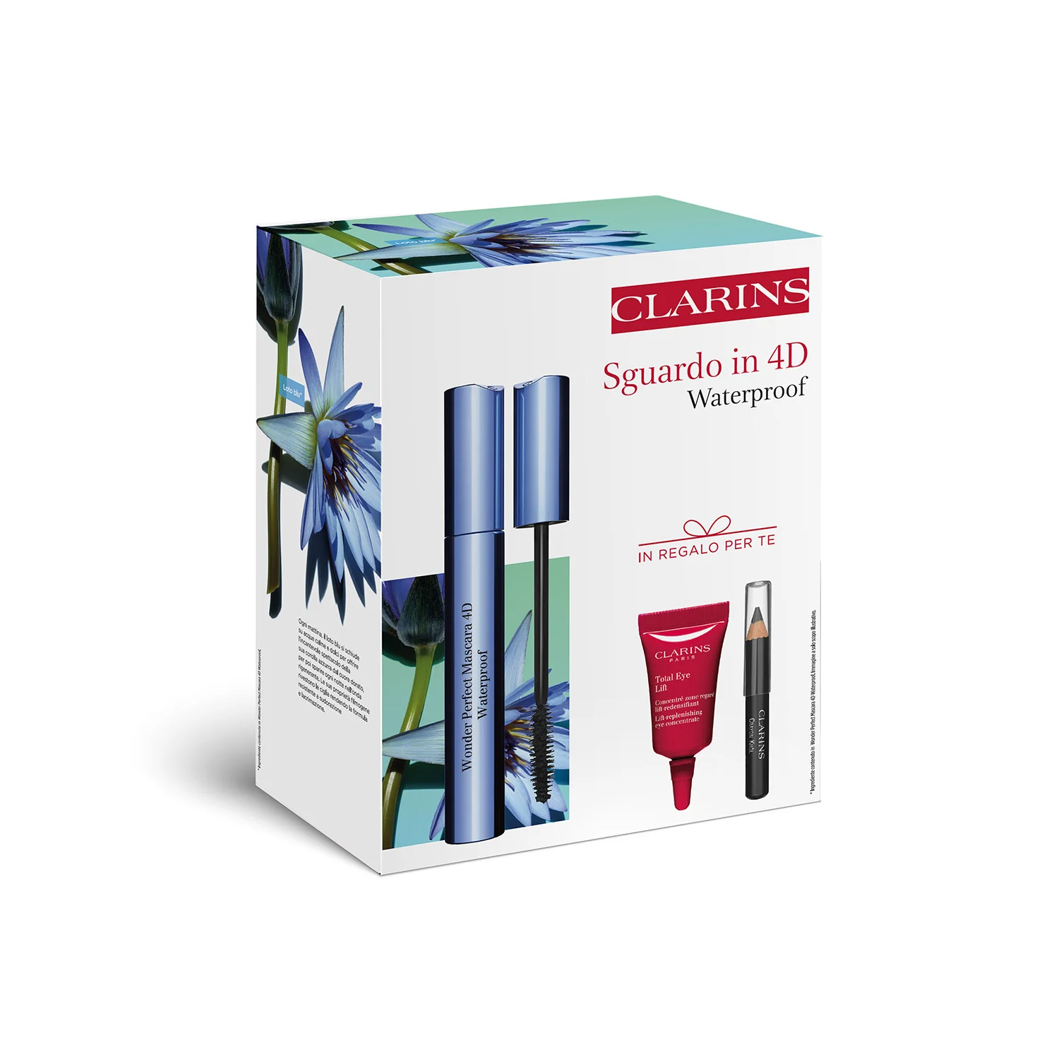 4D-Augen-Look-Set – wasserfest – Make-up-Set, wasserfeste Mascara