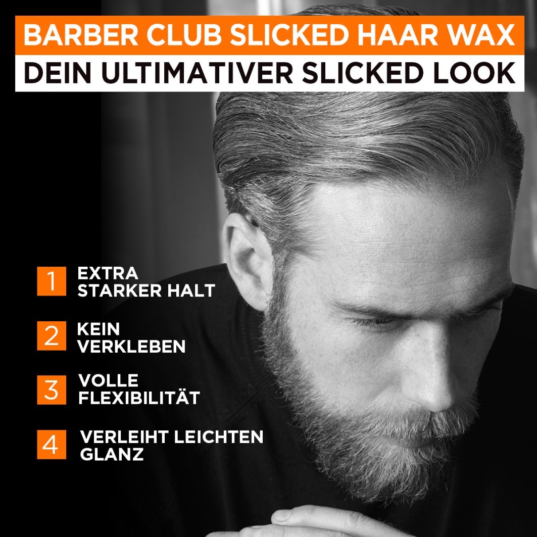 Barber Club Slicked Hair Fixing Wax