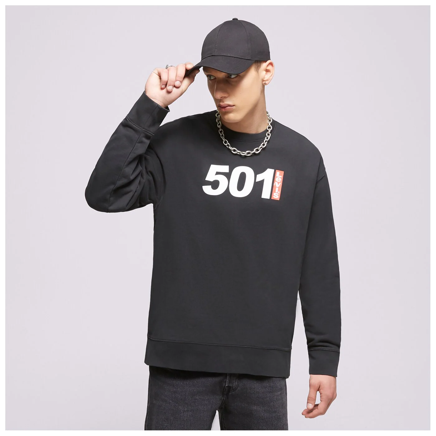 LEVI'S SWEATSHIRT RELAXD GRAPHIC   CREW 501 ANNIVERSARY Multicolor