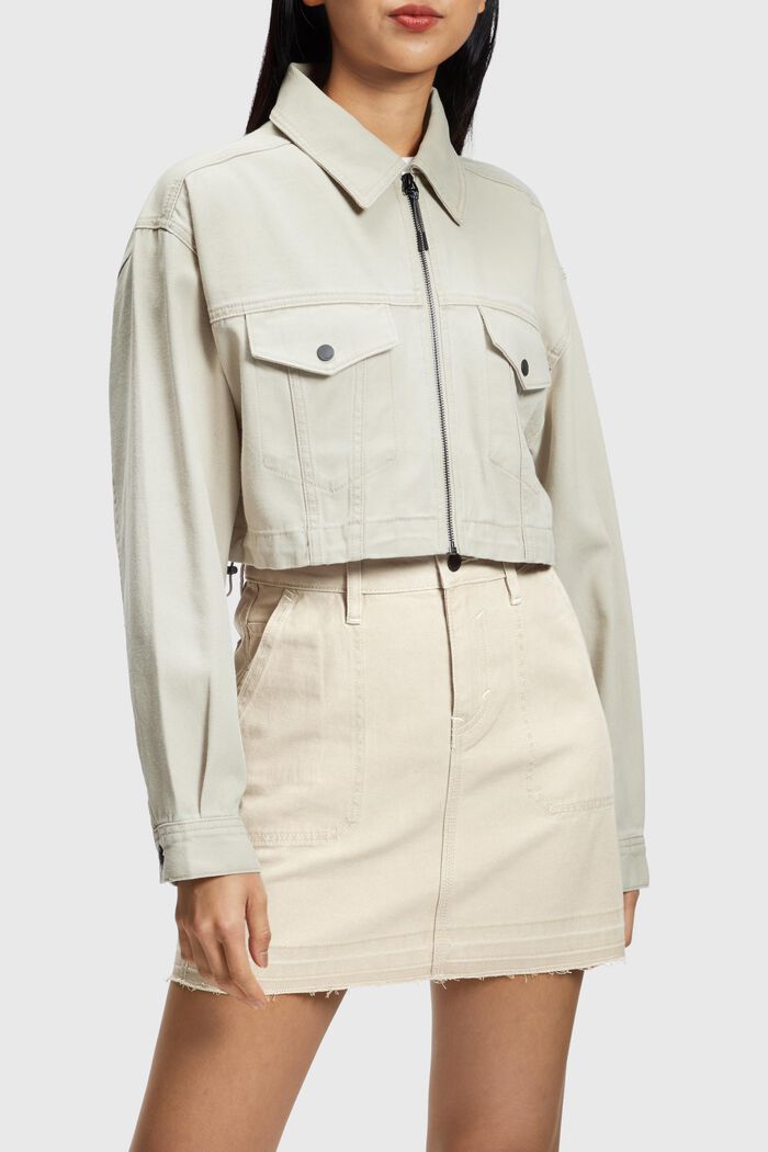 Truckerjacke in Cropped-Form