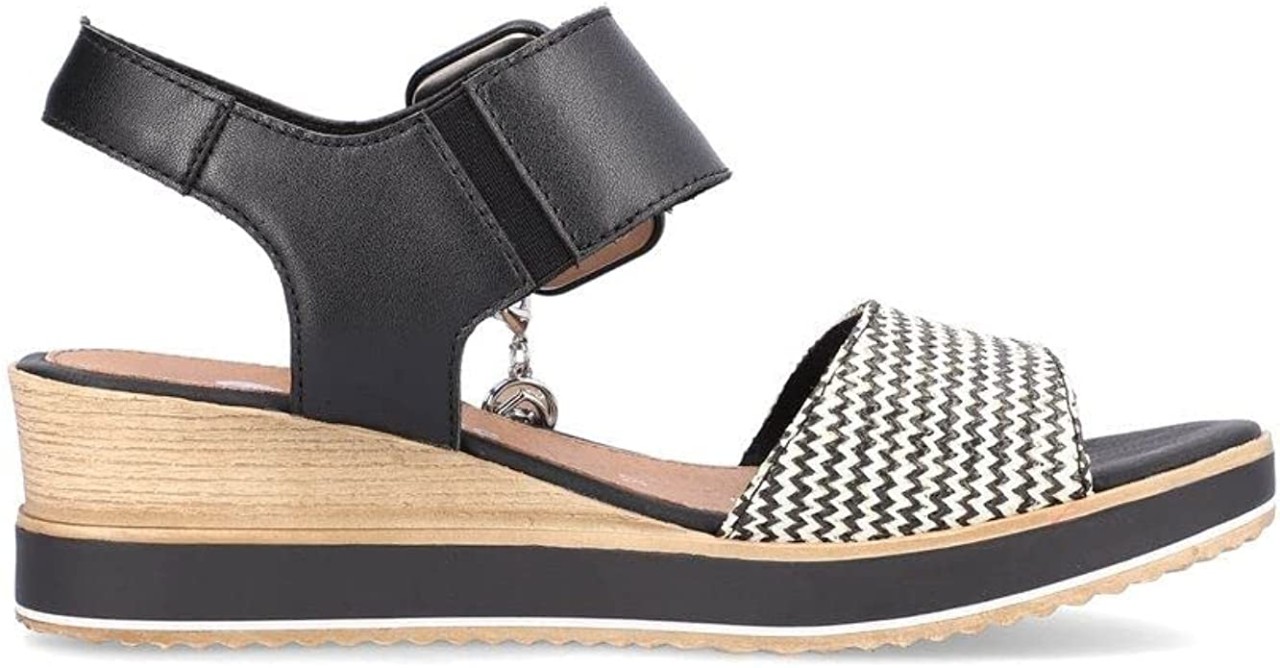 REMONTE Klassische Sandalen schwarz
