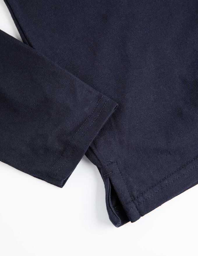 Langarmshirt - Rundhals-Ausschnitt