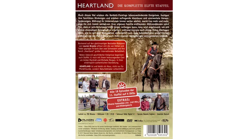 Heartland - Paradies für Pferde, Staffel 11 (Neuauflage)  [6 DVDs]