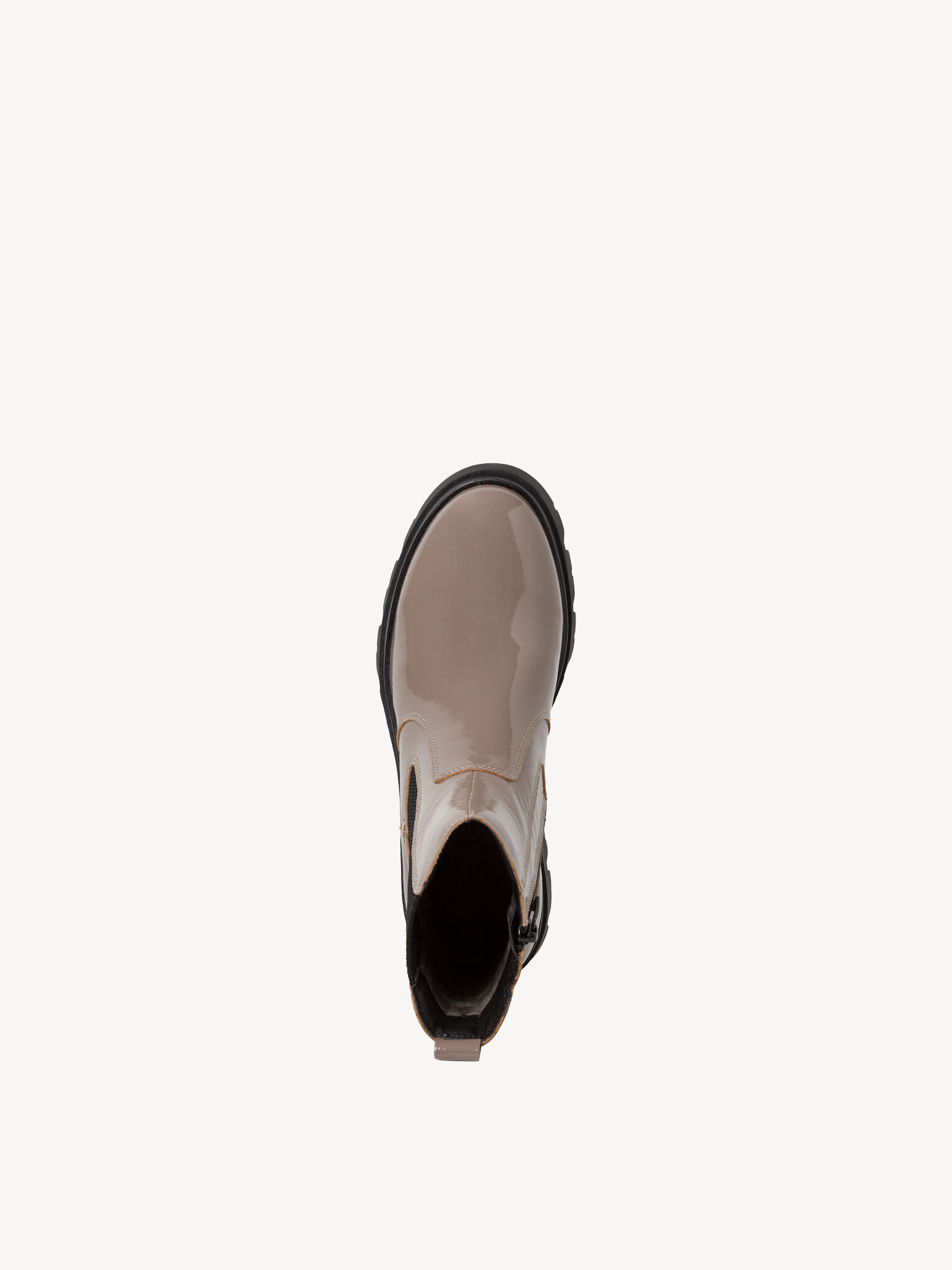 Bottine Chelsea en cuir - marron