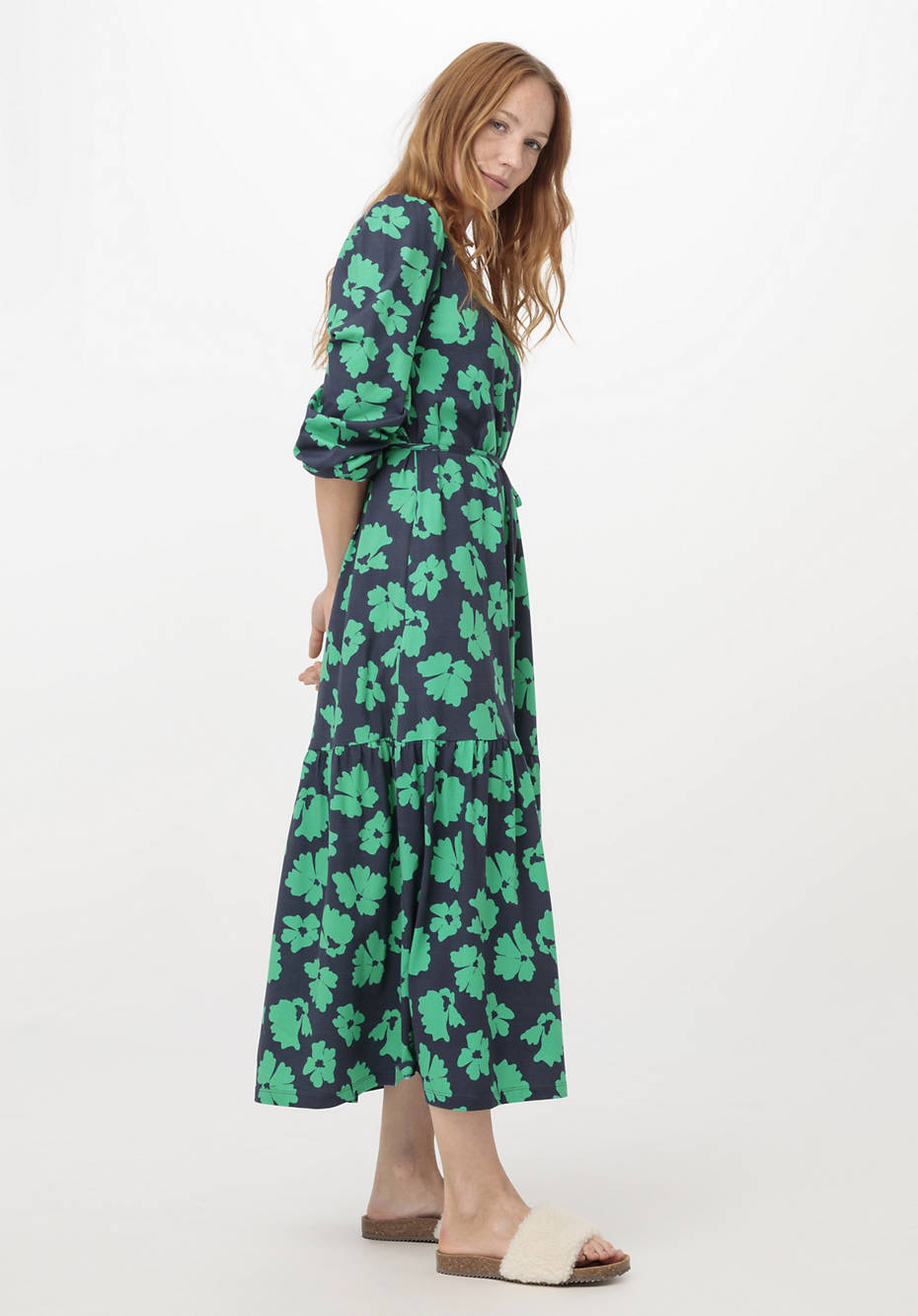 Midi-Kleid aus reiner Bio-Baumwolle