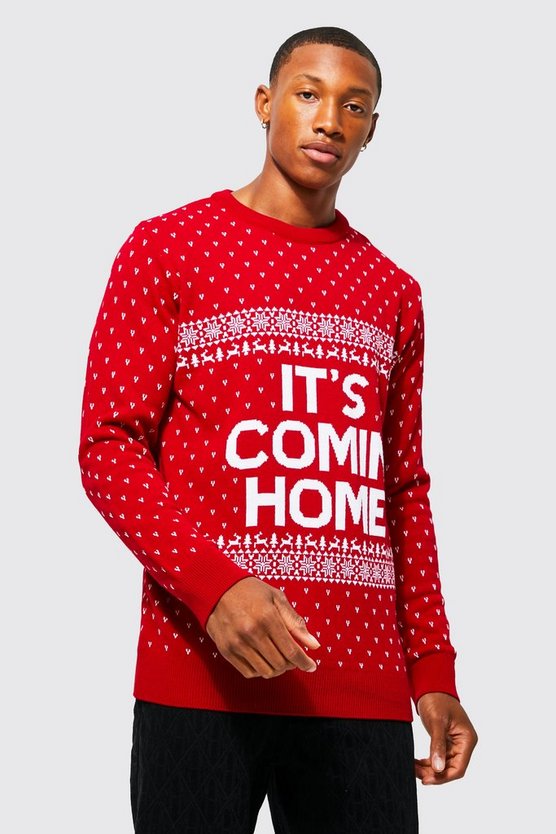 Its Coming Home Weihnachtspullover