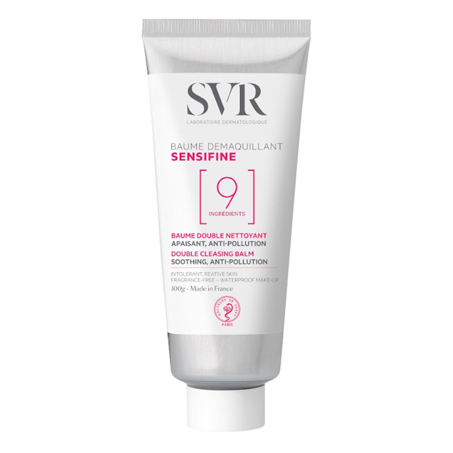 SVR Sensifine Baume Démaquillant Double Nettoyant Apaisant, Anti-Pollution 100G