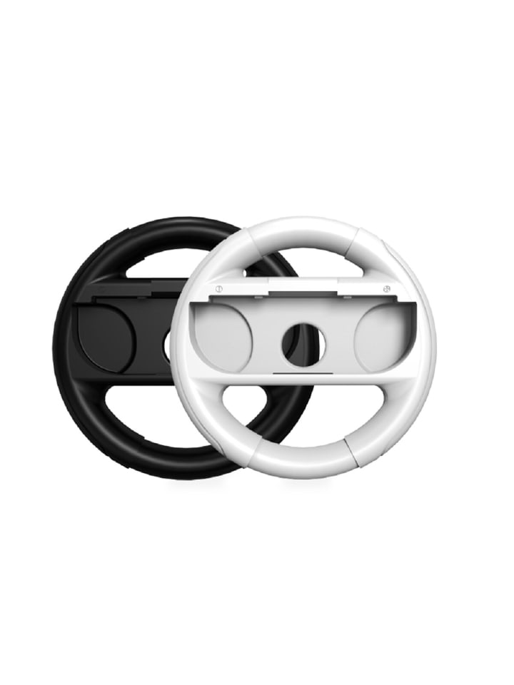 COFI 1453 Qware Racing Lenkräder – 2er Set Kompatibel mit Nintendo Switch in Weiß günstig kaufen onesize