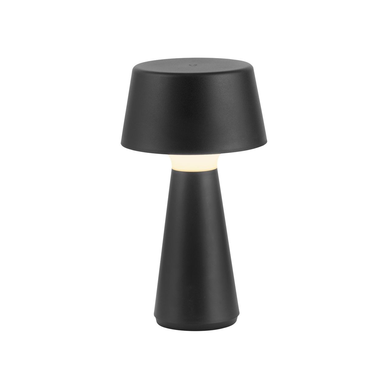 JUST LIGHT Akku-Tischleuchte ABERA, 1xLED-Board/3Watt/3000Kelvin, IP54, Schwarz