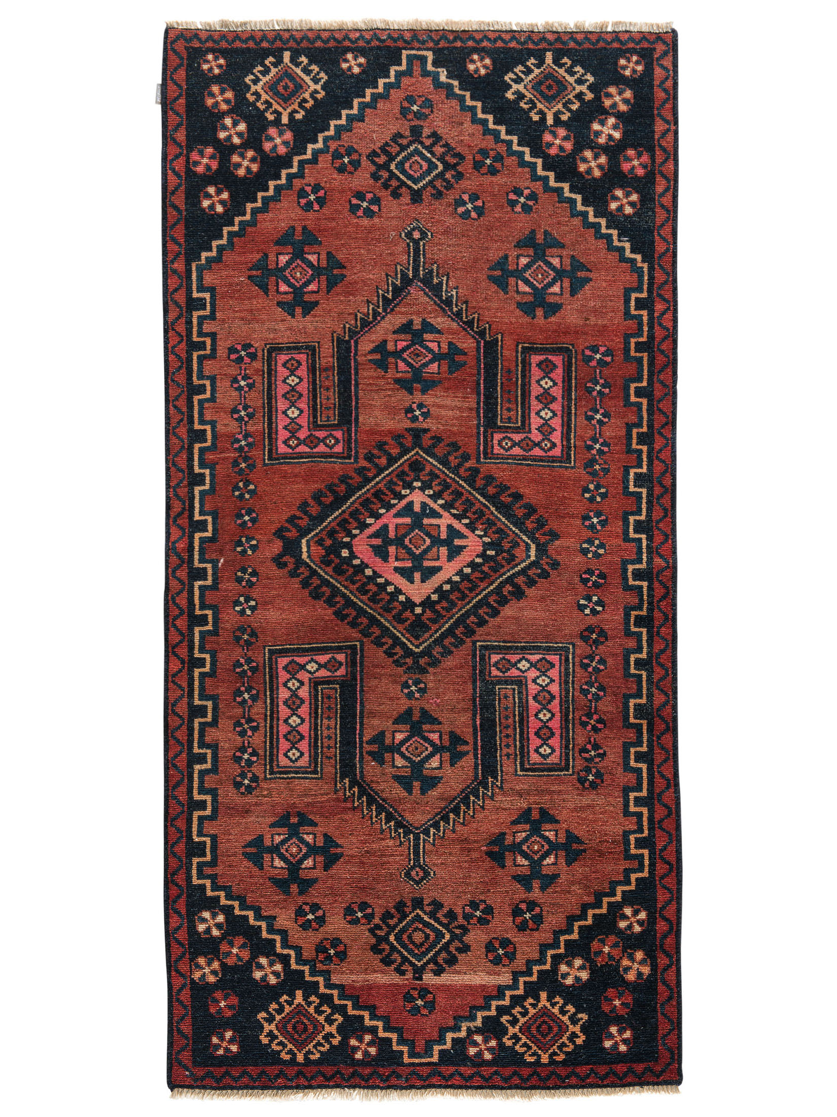 Hamadan Vintage ca. 100 x 305 cm, Unikat / Einzelstück