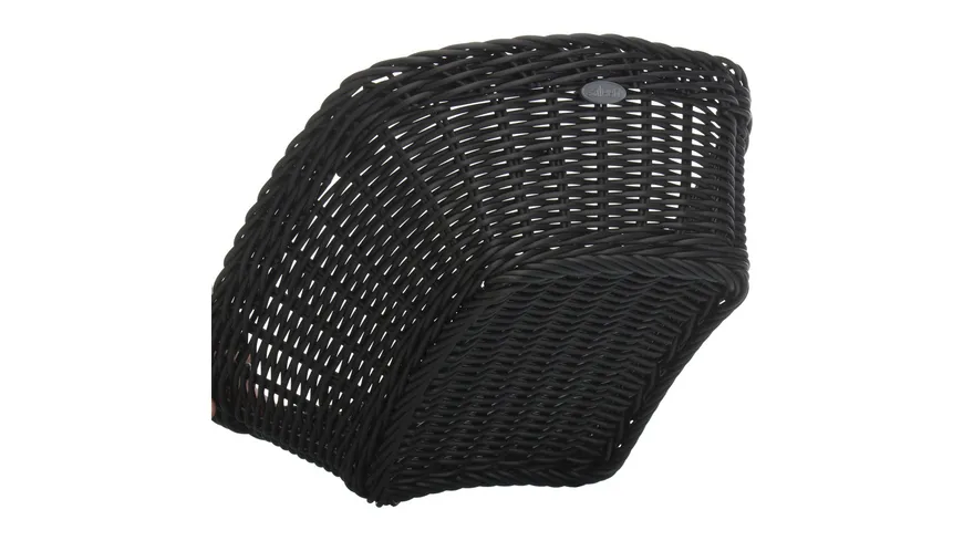 WESTMARK Brotkorb quadratisch 23x9cm schwarz