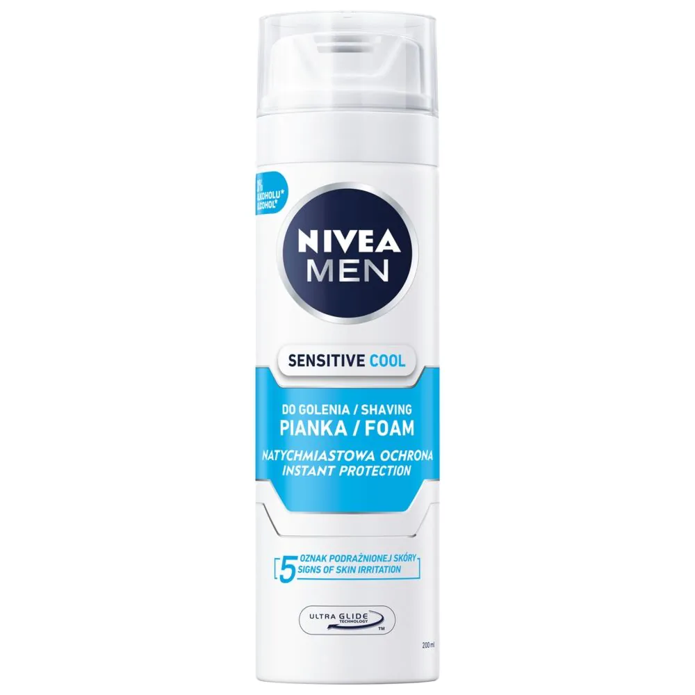 NIVEA Men vėsinančios skutimosi putos jautriai odai