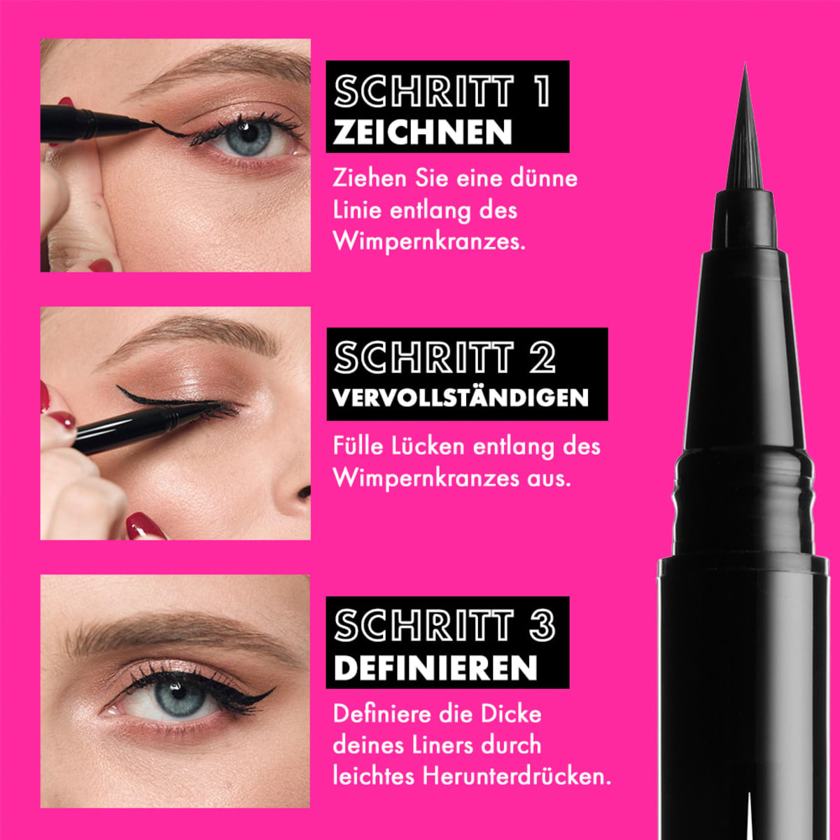 Eyeliner Epic Ink 01 black, 1 ml