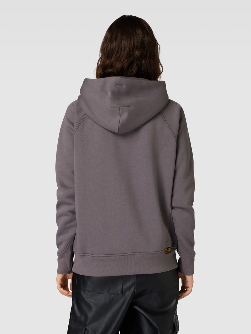 Hoodie mit Label-Stitching Modell 'Premium core 2.0' in schlamm