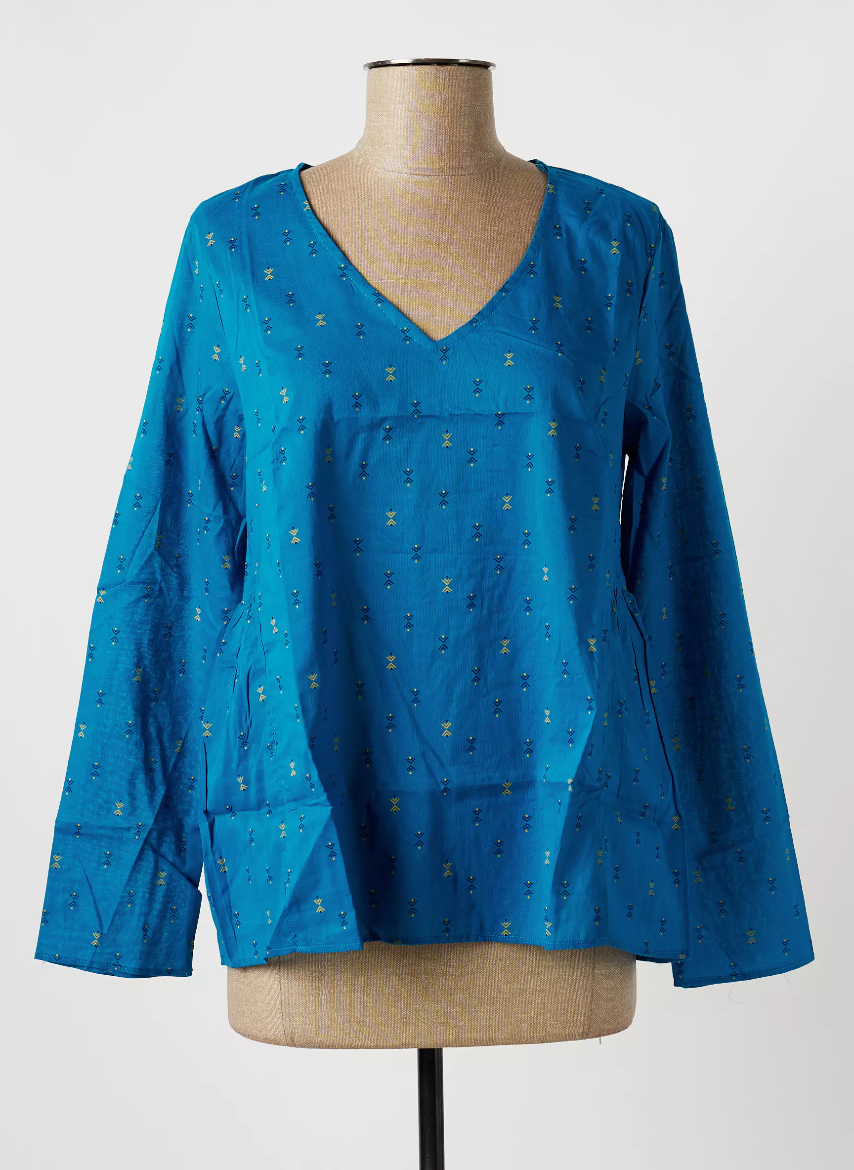 La Fiancee Du Mekong Blouses Femme couleur bleu
