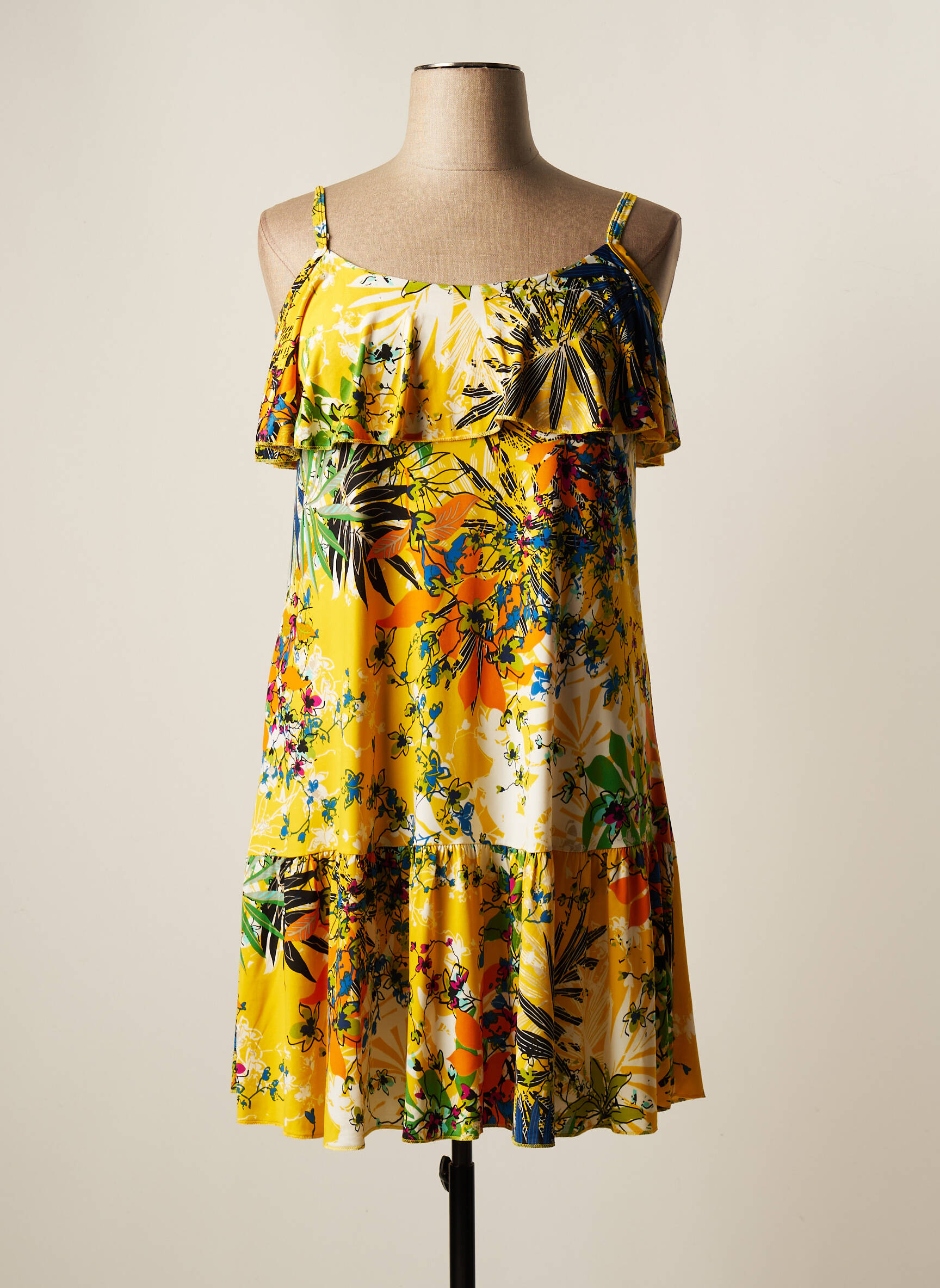 2W Paris Tuniquemanchelongue Femme couleur jaune
