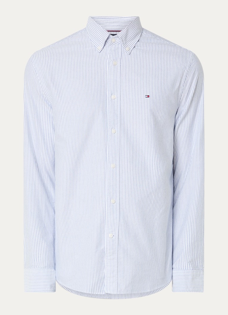 Tommy Hilfiger Heritage regular fit shirt with stripe print and logo embroidery