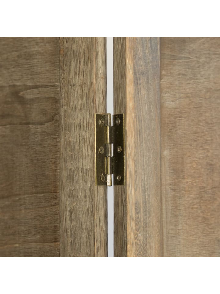 Homestyle4u 4-tlg. Paravent in Braun 160x170 günstig kaufen onesize