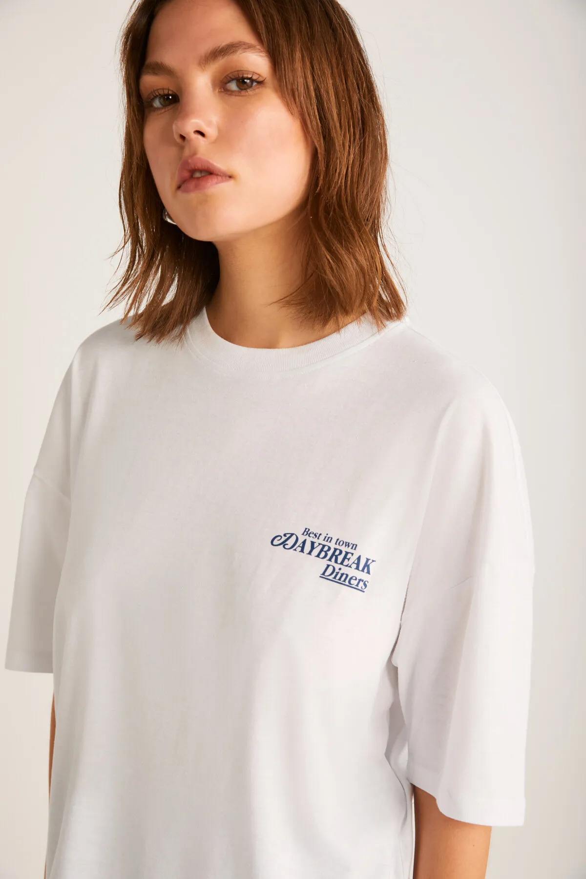 GRIMELANGE  FINOLA Damen T-Shirt in weiß