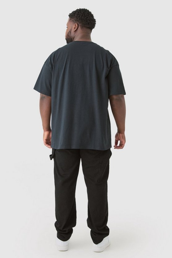Plus Oversize T-Shirt mit lizenziertem Wu Tang Print