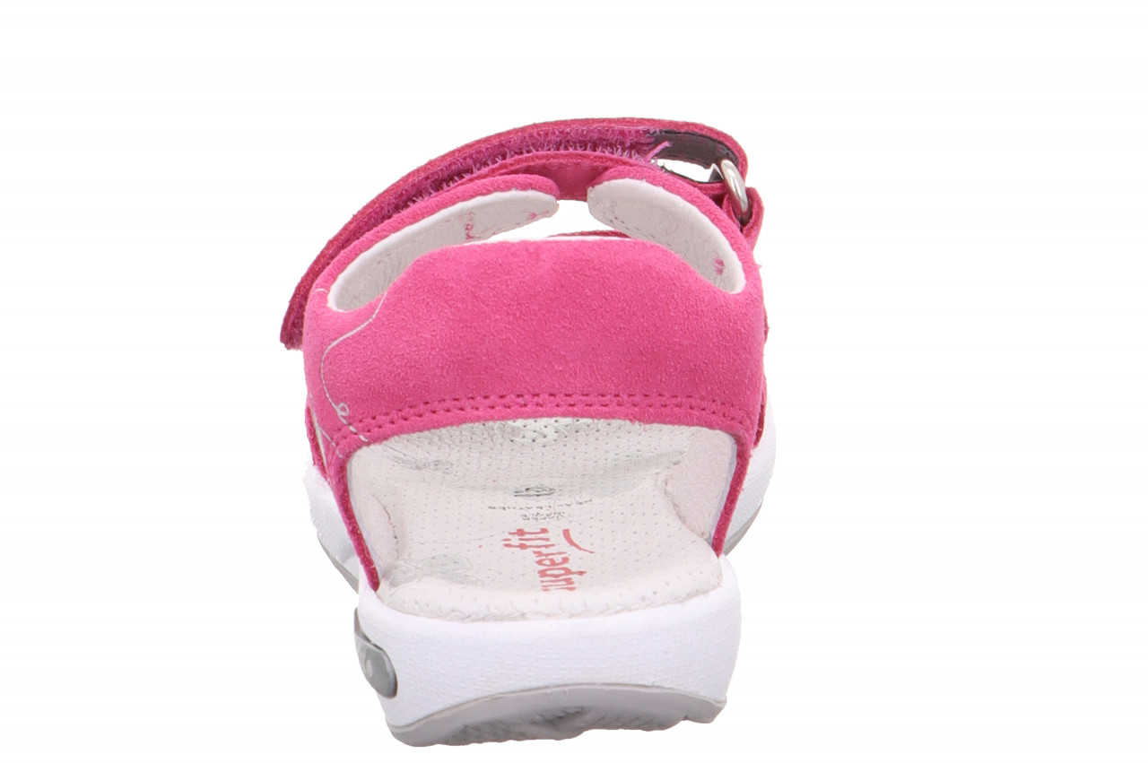 EMILY - Pink/Silber Sandale mit Klettverschluss