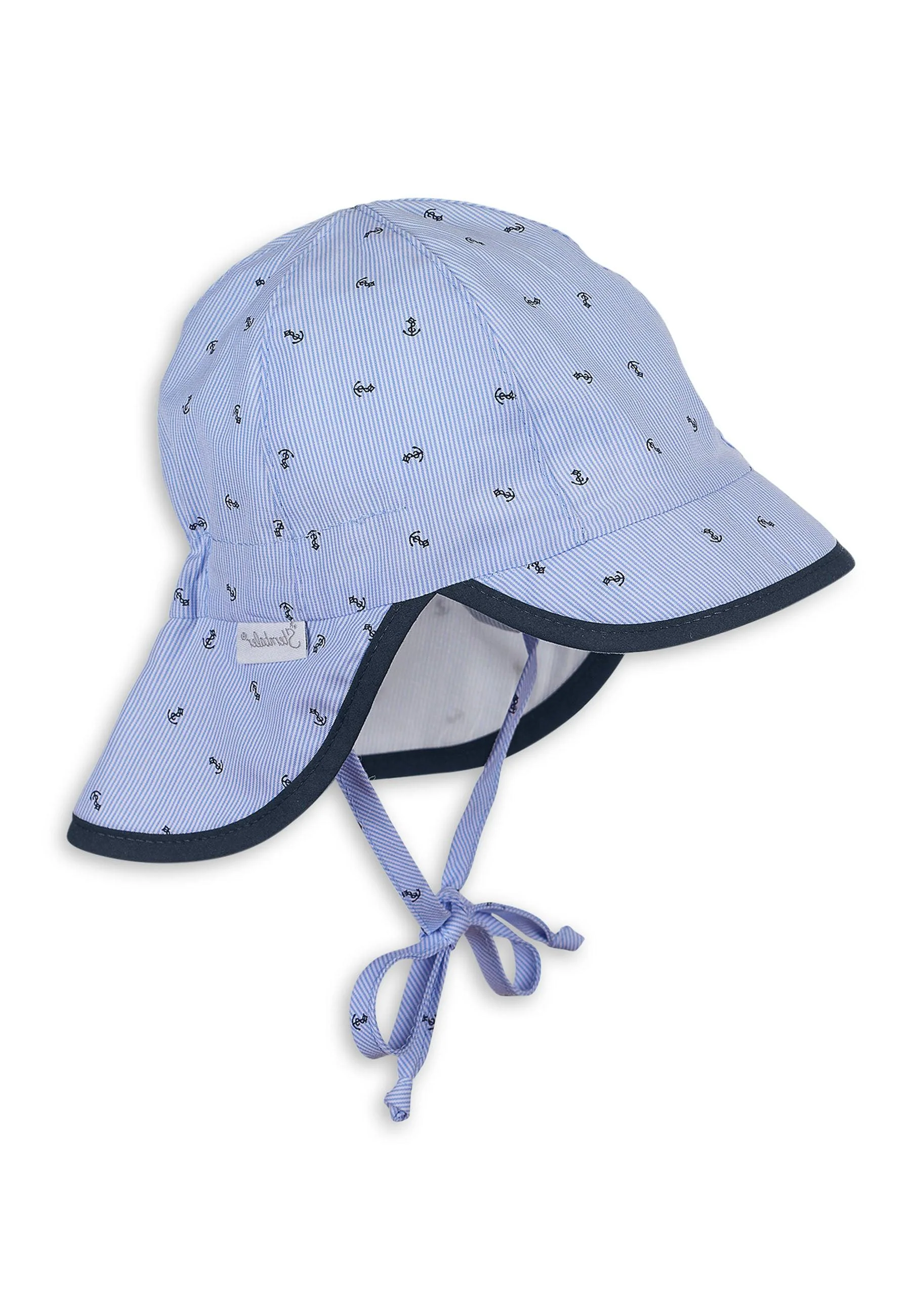 Schirmmütze mit Nackenschutz in Himmelblau, UV 30