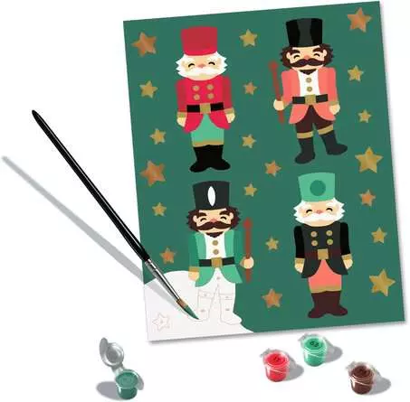 CreArt Christmas Nutcracker Delight - Malen nach Zahlen für Erwachsene