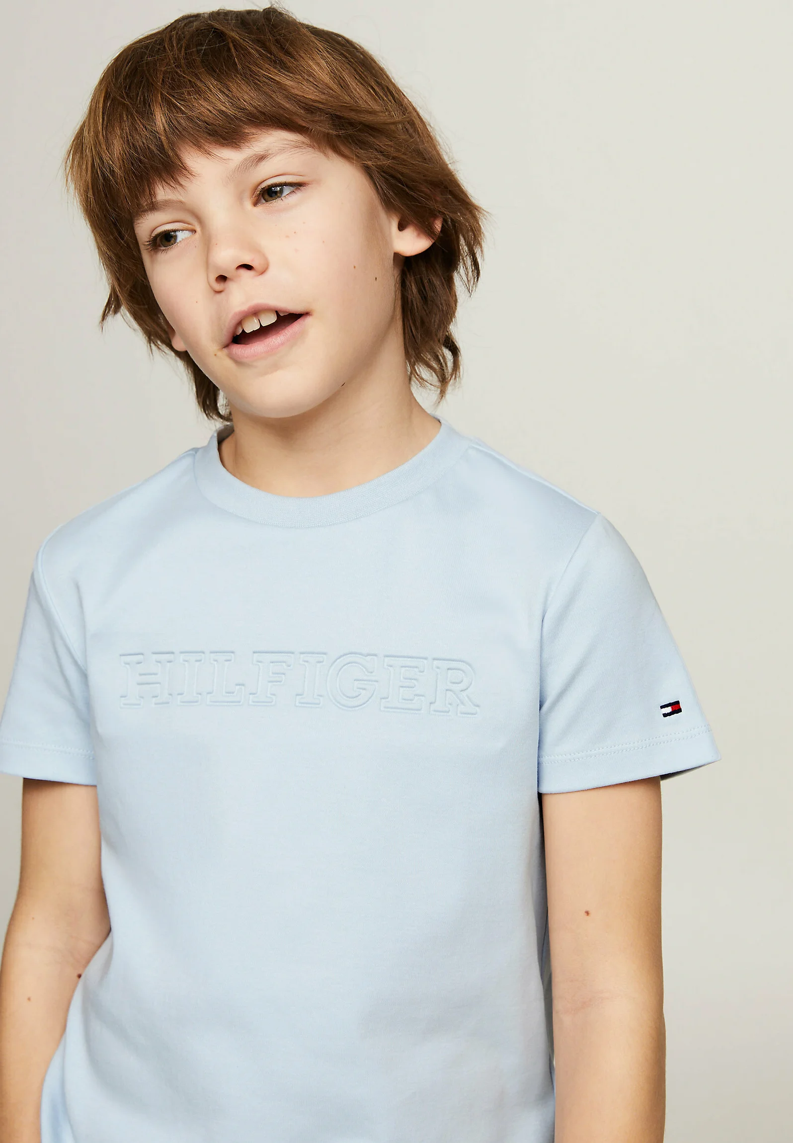 Tommy Hilfiger MONOTYPE LOGO EN RELIEVE - Camiseta con estampado