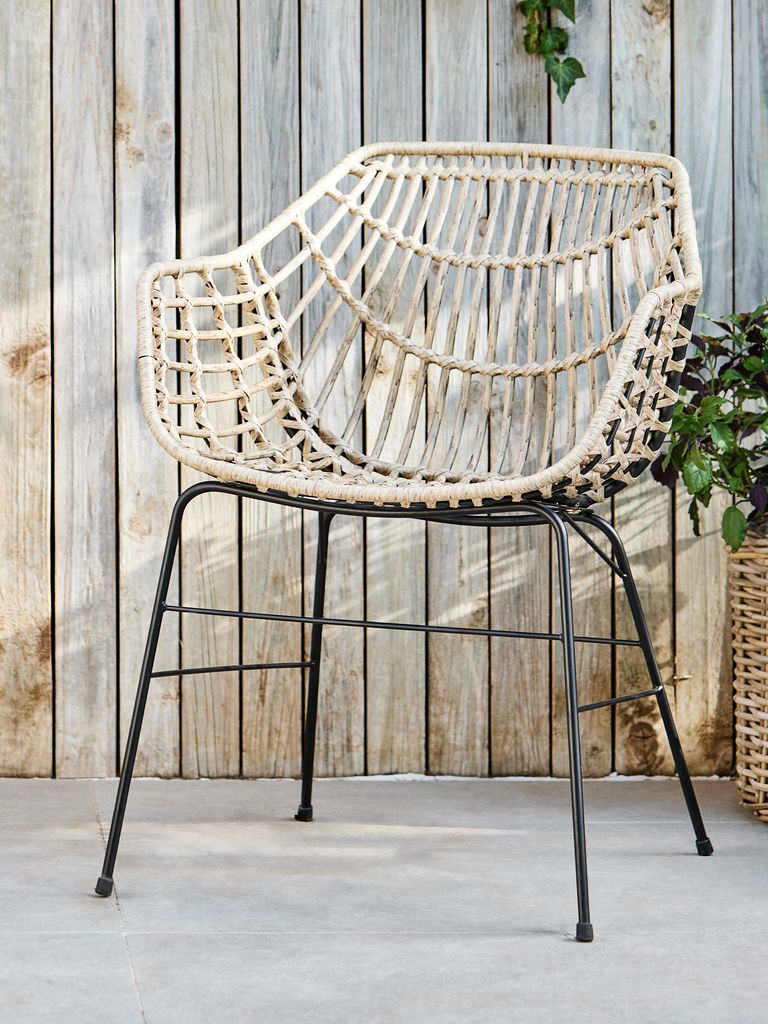Chaise de jardin naturelle ILDERHUSE