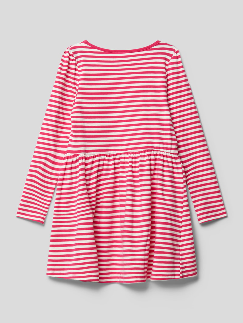 Kleid mit Streifenmuster Modell 'VALENTINA' in pink