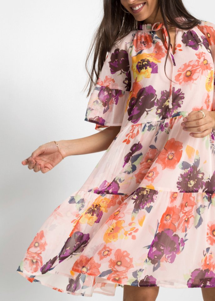 Kleid mit Blütendruck