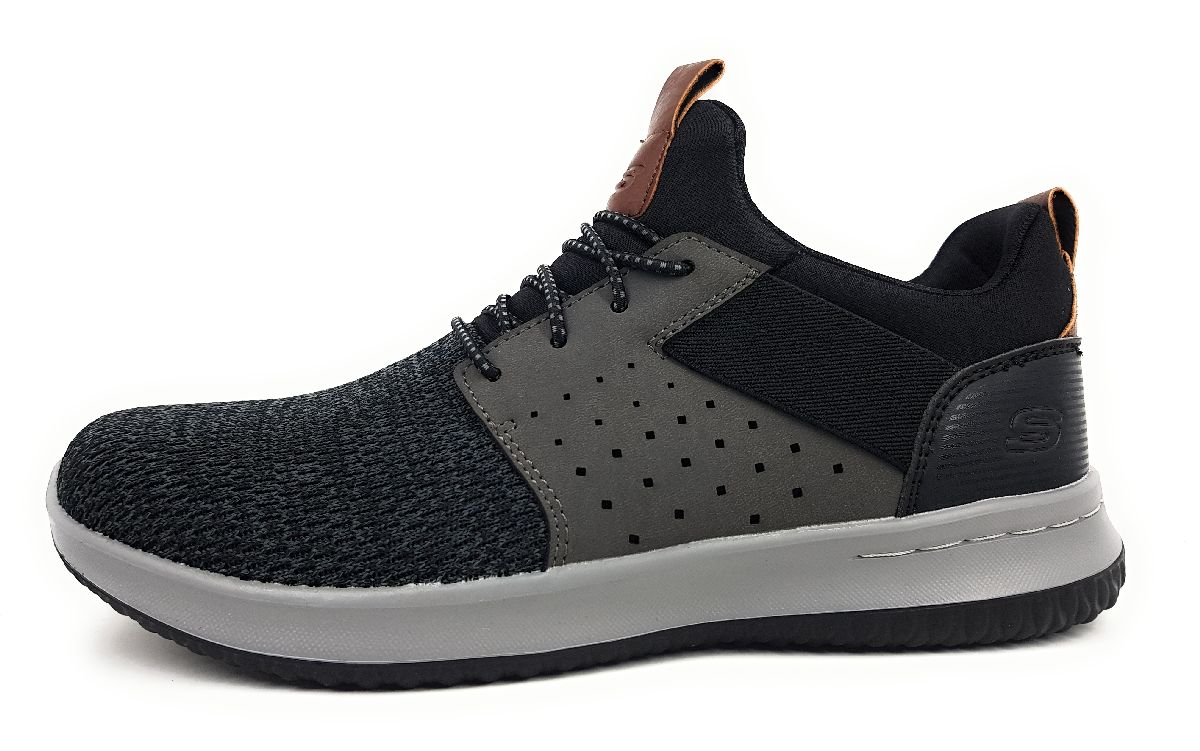 Skechers Delson Camber 65474 Schwarz BKGY black/ grey