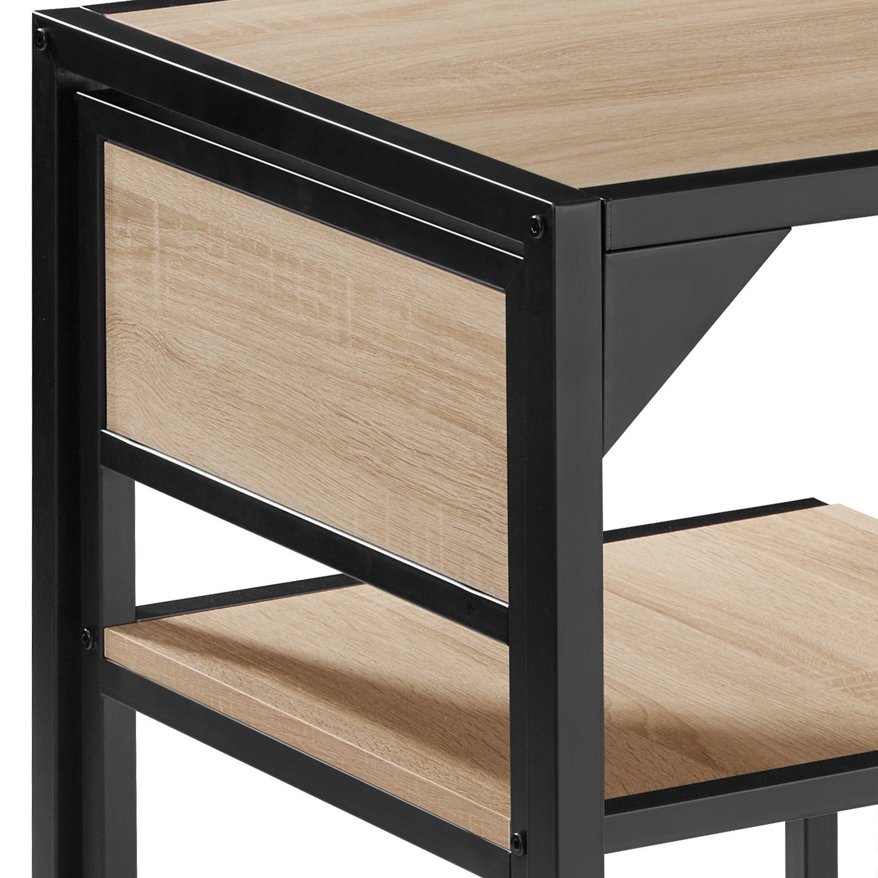 tectake Sitzgruppe Milton, (Set, 3-tlg), leicht zu reinigen