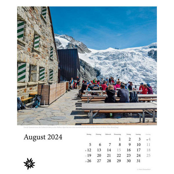 HÜTTEN UNSERER ALPEN 2024 - Kalender
