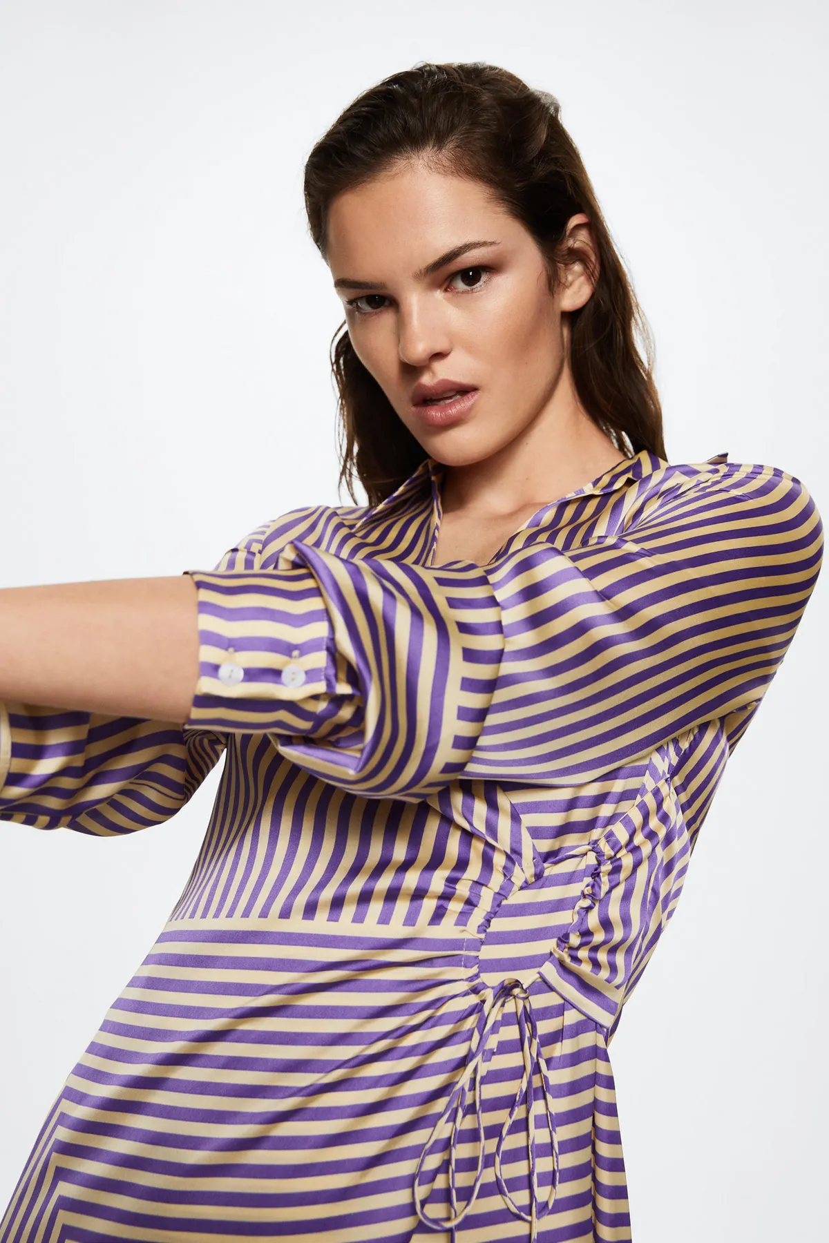 MANGO  Lila Damenkleid 37032885