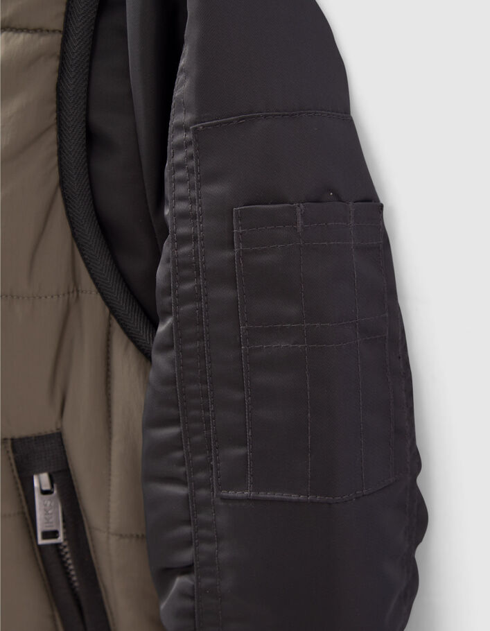 Bomber 3-en-1 camel et doudoune sans manches garçon