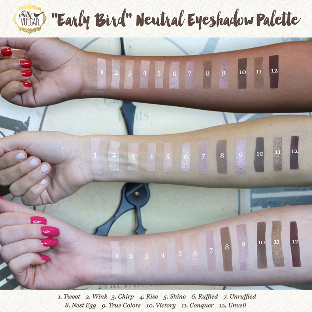Pretty Vulgar Throwing Shade: Early Bird Eyeshadow Palette Palette maquillage