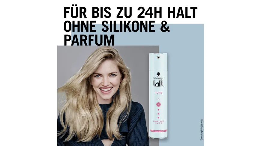 TAFT Haarlack Pure 250 ml Haltegrad 4 - starker Halt 250 ml