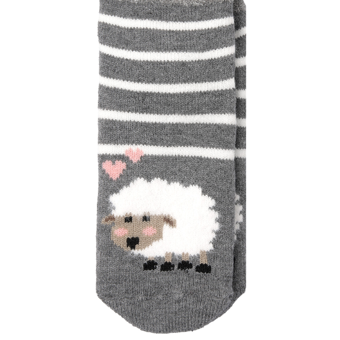1 Paar Damen Kuschelsocken mit Schaf-Motiv